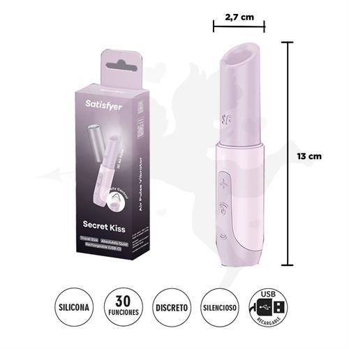 Secret Kiss - Estimulador de con Succión y Vibración