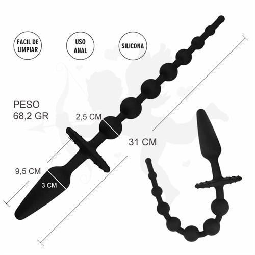 Lacerta S : Dilatador + Plug Anal Siliconado